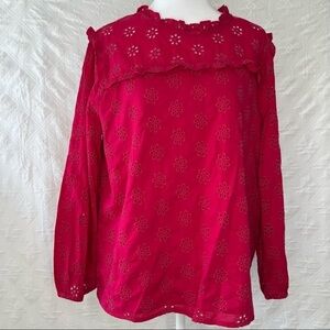 J Crew  woman’s embroidery top